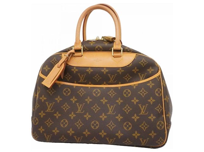 Borsa Louis Vuitton Monogram Deauville Marrone