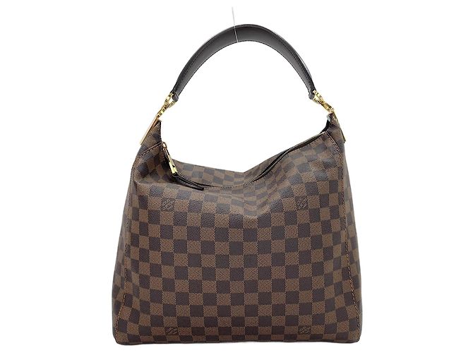 Borsa a Spalla Louis Vuitton Portobello PM Marrone