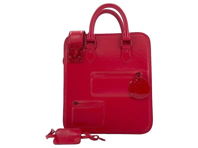 Sac à main rouge Louis Vuitton