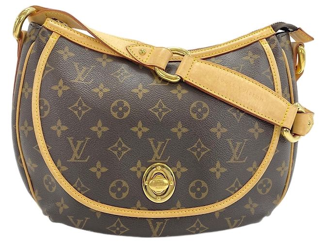 Borsa a Spalla Louis Vuitton Tulum PM Marrone