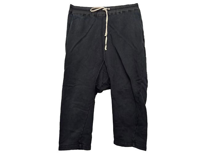 Pantalones con cordón Rick Owens DRKSHDW en algodón negro