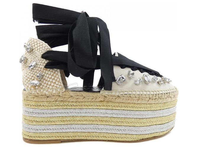 Sandales ESPADRILLE à talon compensé Loewe Blanc