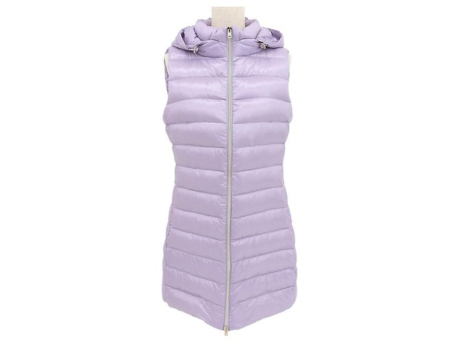 Autre Marque Colete de nylon e plumas Herno SERENA Roxo
