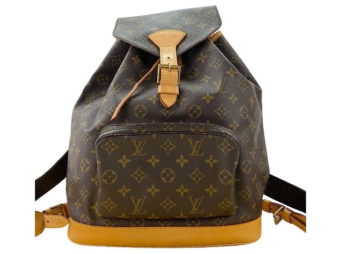 Louis Vuitton Montsouris GM Backpack Brown