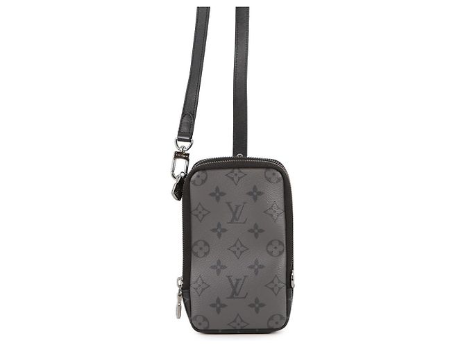 Borsa a Spalla Louis Vuitton Monogram Eclipse Nero