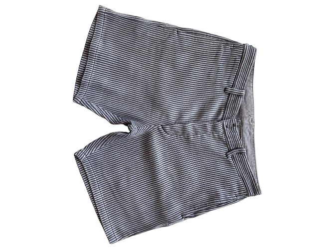 Visvim Short Pastoral DMGD Dobby Realizzato in Giappone Marrone Grigio