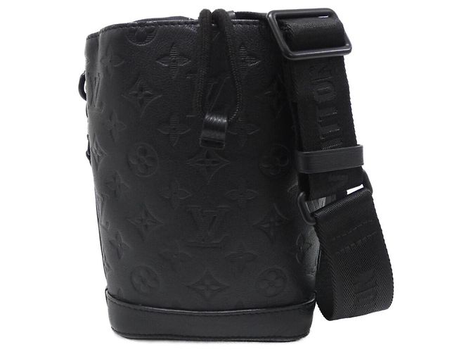 Noe Borsa a tracolla Louis Vuitton Monogram Shadow Noé Sling Nero
