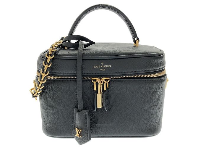Bolsa Vanity Louis Vuitton Monogram Empreinte Preto