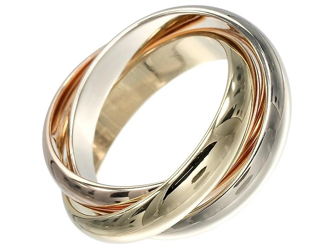 Anillo Trinity de Cartier en oro de 18K Dorado