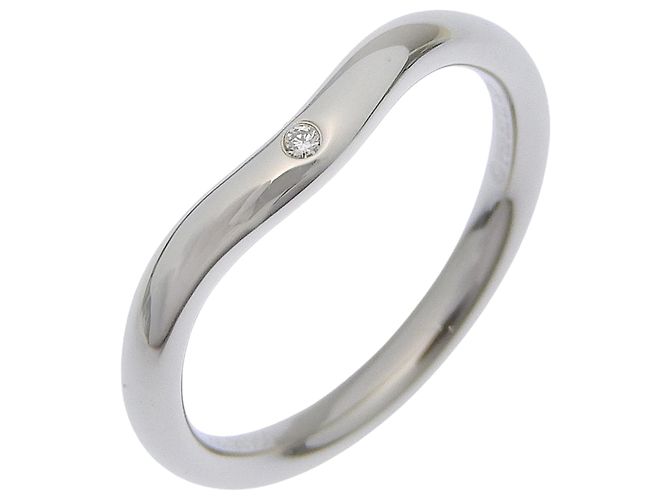 Tiffany & Co. Platin 950 Geschwungener Ring