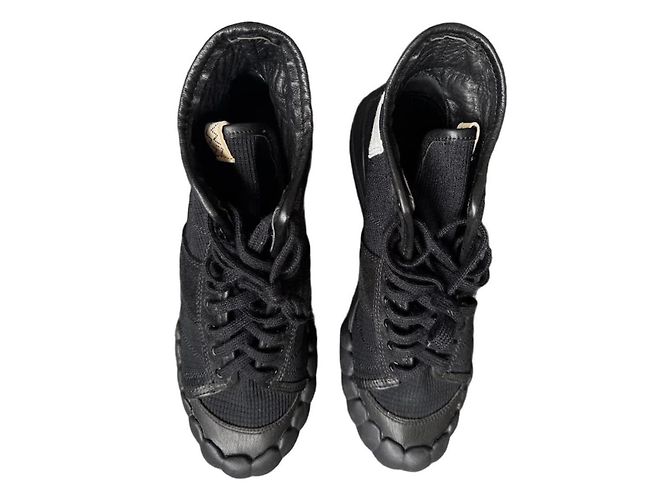 Visvim VS Lanier Hi Vibram High-Top Sneakers Black