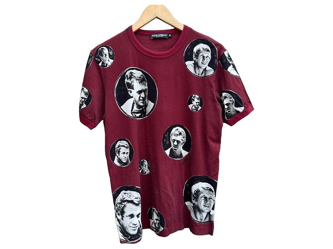 Dolce & Gabbana T-Shirt mit Steve McQueen Print