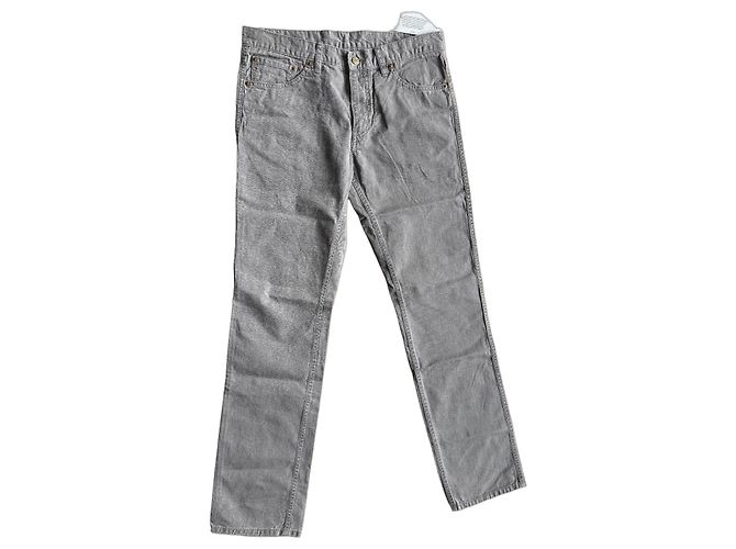 Pantalone visvim Fluxus 04 Chino Damaged Grigio