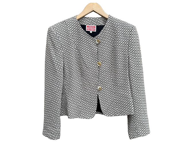 Autre Marque Giacca da donna TALEX by Egon von Fürstenberg Nero Beige