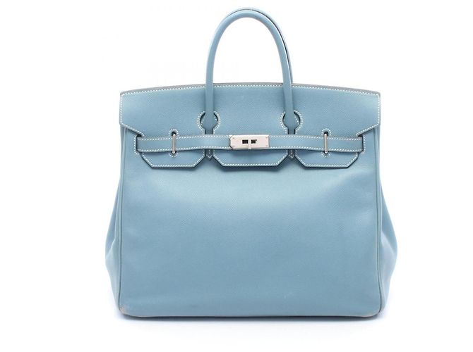 Hermès Borsa Hermes Haut à Courroies 32 Blu