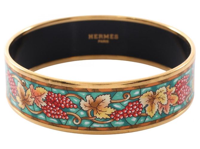 Hermès Pulsera EMAGLE GM Hermes Multicolor Dorado