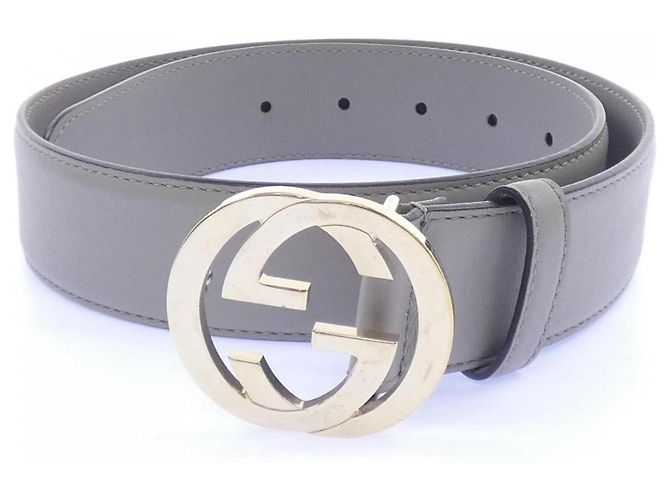 Gucci Standard Gürtel Grau Braun