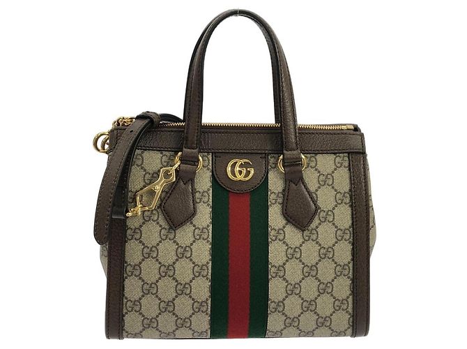 Gucci Ophidia Handtasche Braun Beige