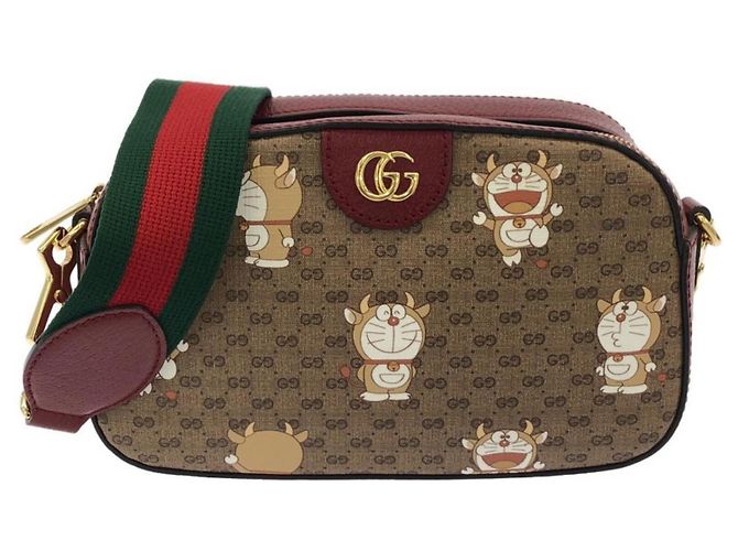 Gucci 574886 2TTBG Borsa a Spalla Rosso Beige