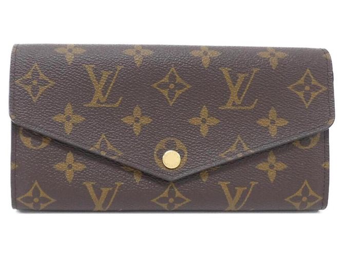 Cartera Sarah Monogram Louis Vuitton Castaño