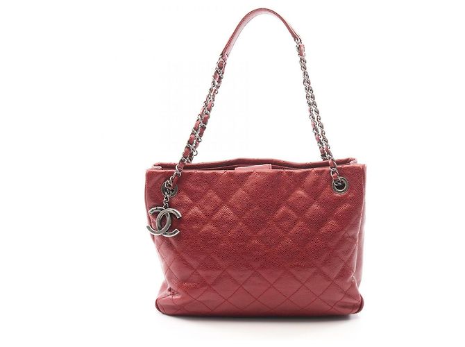 Borsa Tote Matelassé Chanel in Bordeaux Bordò