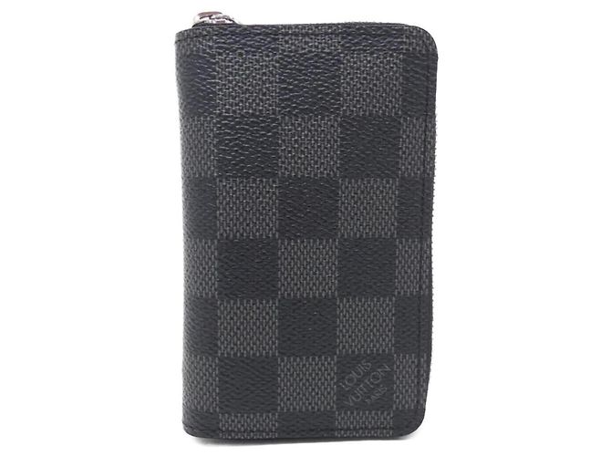 Portafoglio Zippy Damier Graphite Louis Vuitton Damier ebene
