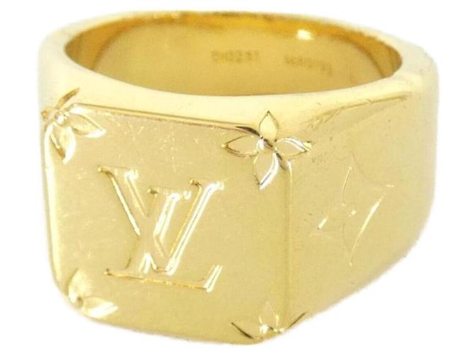 Anello sigillo Louis Vuitton in oro D'oro