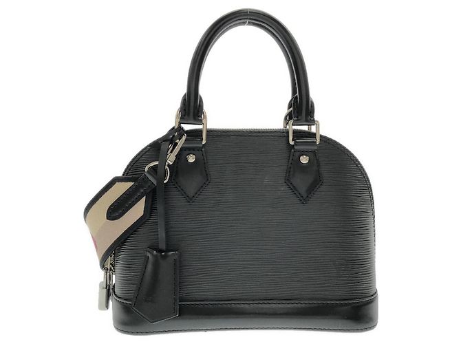 Sac à main Louis Vuitton Epi Alma BB Noir