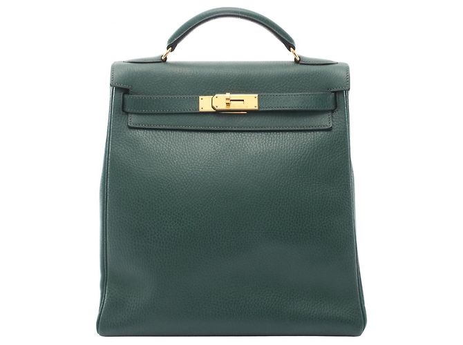Hermès Mochila/Bolsa Hermes Kelly Ad GM Verde