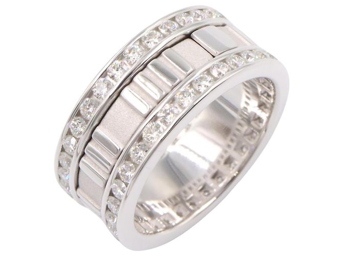 Anello Atlas Tiffany & Co. con diamanti Argento