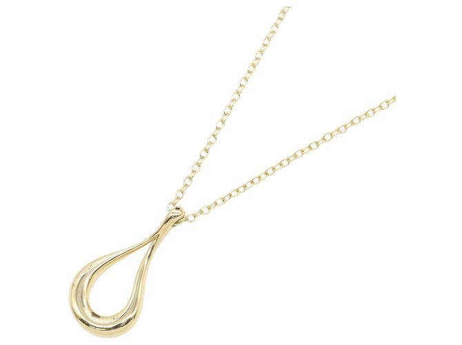 Collar Tiffany & Co. Open Teardrop Dorado
