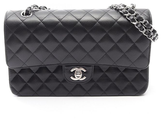 Borsa a Spalla Chanel Matelassé Double Flap Nero