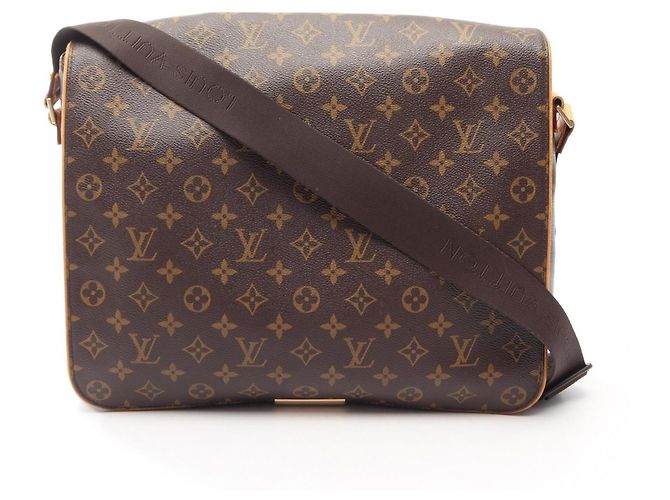 Louis Vuitton Abesses Shoulder Bag Brown Monogram