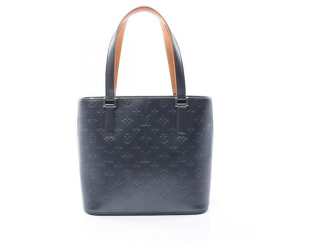 Bolsa Louis Vuitton Stockton Monogram Matte Blue Azul Azul marinho