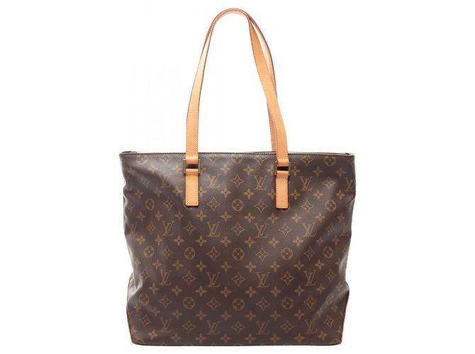 Borsa Cabas Mezzo Monogram Louis Vuitton Marrone