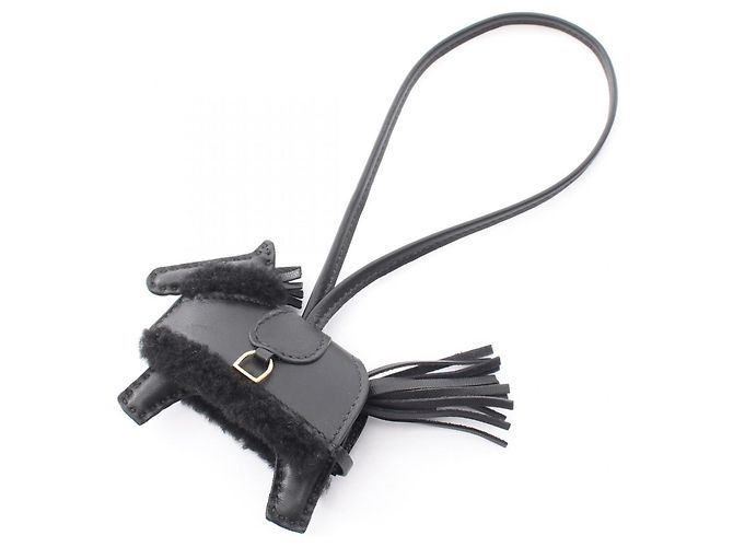 Hermès Hermes Rodeo PM Robeoplash Accessorio charm Nero
