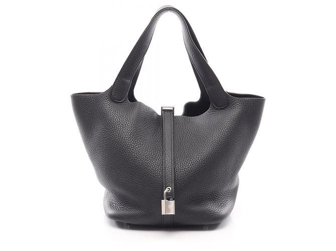 Hermès Borsa Hermes Picotin Lock MM Nero