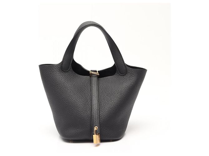 Hermès Sac à main Hermes Picotin Lock PM Noir