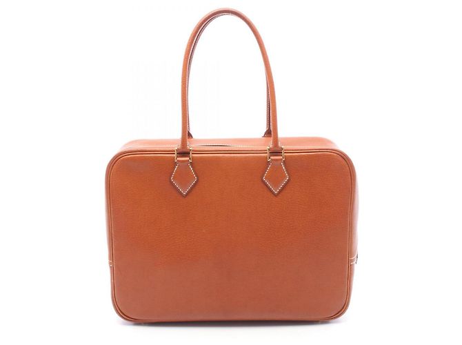 Hermès Bolsa Hermes Plume 32 Marrom