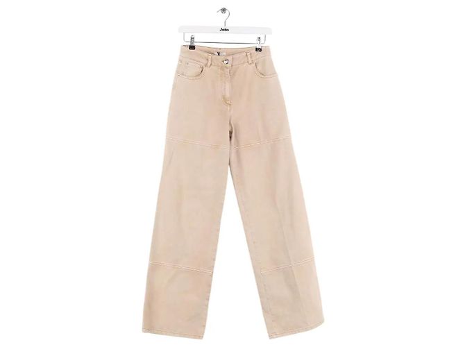 Nina Ricci Vaqueros anchos beige 