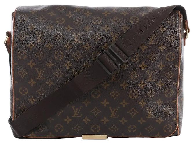 Bolsa Transversal Louis Vuitton Abbesses em Canvas Monogram Marrom M45257