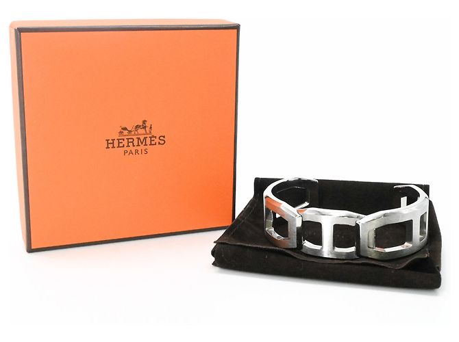 Hermès Bracciale rigido Tetris in argento Hermes 