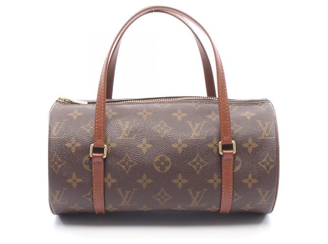 Borsa Louis Vuitton Papillon 26 Monogram Marrone Monogramma