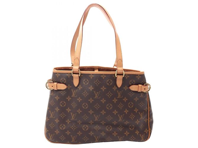 Borsa a Spalla Louis Vuitton Batignolles Horizontal Monogram Marrone Monogramma