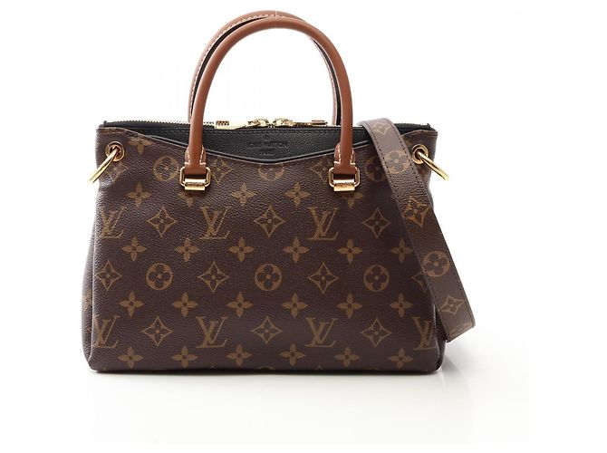 Louis Vuitton Pallas BB Monogram Noir Handtasche Braun Schwarz Monogramm