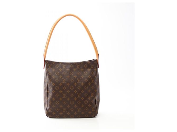 Bolsa de Ombro Louis Vuitton Looping GM Marrom