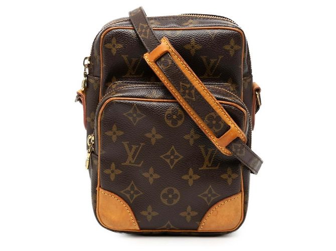 Bolsa Transversal Louis Vuitton Monogram Amazon Crossbody Marrom
