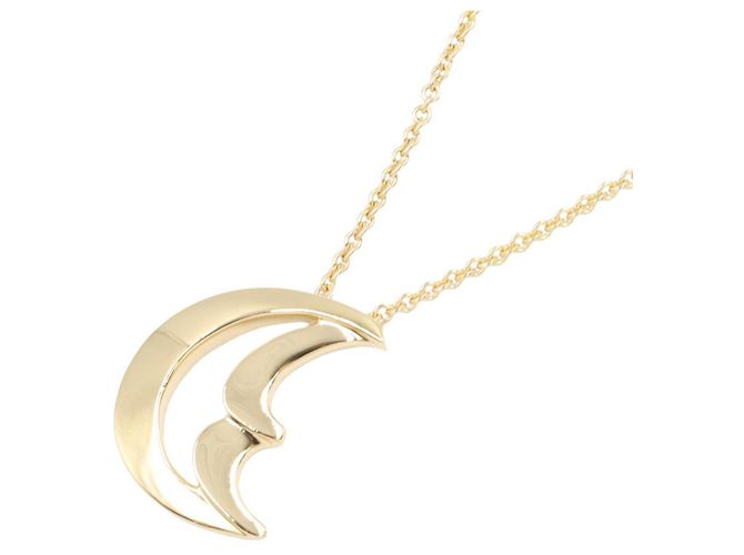 Colar Crescent Moon Tiffany & Co. Dourado
