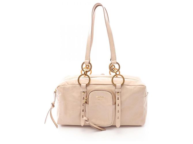 Borsa a tracolla Prada Tangle Medium Beige 