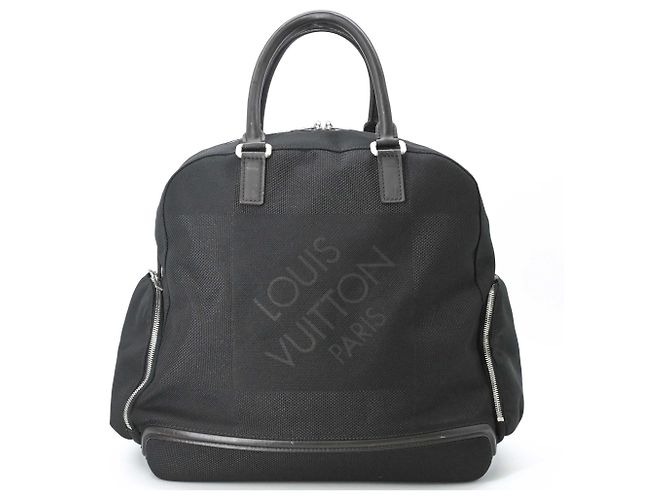 Borsa Louis Vuitton Aventurier Damier Geant Nero
